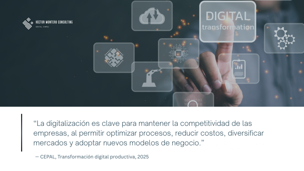 Estudio Económico de México digitalización estratégica Héctor Manuel Montero Rodríguez